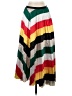 Beulah Style 100% Polyester Color Block Green Casual Skirt Size 0 (estimated) - photo 1