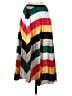 Beulah Style 100% Polyester Color Block Green Casual Skirt Size 0 (estimated) - photo 2