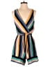 Speechless Color Block Teal Romper Size S - photo 1