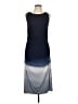 Athleta Graphic Blue Casual Dress Size L - photo 1
