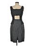 Muse Houndstooth Black Cocktail Dress Size 8 - photo 2