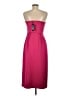 Ramy Brook 100% Polyester Solid Pink Burgundy Cocktail Dress Size 6 - photo 2