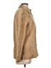 Valerie Stevens 100% Leather Tan Coat Size L (petite) - photo 4
