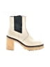 Free People 100% Leather Ivory Ankle Boots Size EU 38 - photo 1