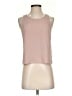 Leith 100% Polyester Pink Sleeveless T-Shirt Size S - photo 1
