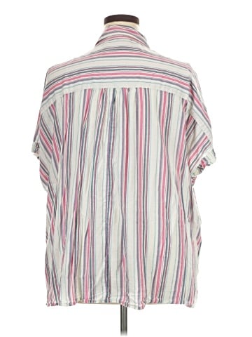 Lane Bryant Short Sleeve Button-Down Shirt (view 2)
