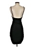Just Quella Solid Black Cocktail Dress Size 0 - 2 - photo 2
