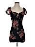 Tresser Floral Black Cocktail Dress Size S - photo 1