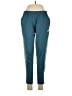 Adidas 100% Polyester Color Block Teal Track Pants Size L - photo 1
