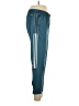 Adidas 100% Polyester Color Block Teal Track Pants Size L - photo 4