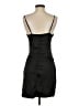 Aqua 100% Polyester Solid Black Cocktail Dress Size S - photo 2