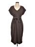 Old Navy Solid Brown Casual Dress Size L - photo 1