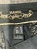 Mango Solid Black Cargo Shorts Size 6 - photo 3