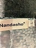 Nandashe Silver 3/4 Sleeve Blouse Size L - photo 7