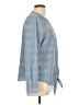 Talbots Houndstooth Blue Long Sleeve Blouse Size L - photo 4