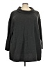 Woman Within Gray Long Sleeve Turtleneck Size 22 (1X) - photo 1