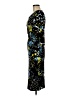 Erdem Graphic Aztec Or Tribal Print Argyle Floral Stripes Tropical Blue Black Cocktail Dress Size 6 - photo 5