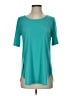 Susan Graver Teal Short Sleeve T-Shirt Size XXS - photo 1