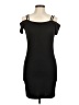 Guess Solid Black Casual Dress Size M - photo 1