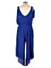 Belongsci Solid Blue Jumpsuit Size XXL - photo 2