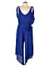 Belongsci Solid Blue Jumpsuit Size XXL - photo 1