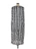 Catherines 100% Polyester Stripes Silver Black Casual Dress Size 3X - photo 2