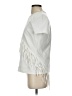 Gianni Bini Ivory Short Sleeve Blouse Size 5 - photo 5