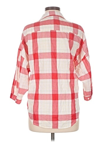 Diane von Furstenberg 3/4 Sleeve Button-Down Shirt (view 2)