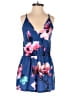 Unbranded Floral Blue Romper Size S - photo 1