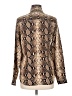 The Kooples Animal Print Brown Long Sleeve Blouse Size Med (2) - photo 2
