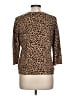 Designers Originals Animal Print Brown Pullover Sweater Size L - photo 2