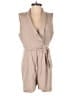 Sugar Lips Solid Tan Romper Size S - photo 1