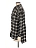 BDG 100% Viscose Plaid Black Long Sleeve Button-Down Shirt Size M - photo 5