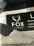 Fox Gray Pullover Hoodie Size L - photo 7