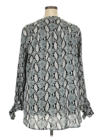 She + Sky Long Sleeve Blouse (view 2)