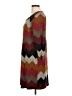 Perceptions Chevron-herringbone Brown Casual Dress Size M - photo 5