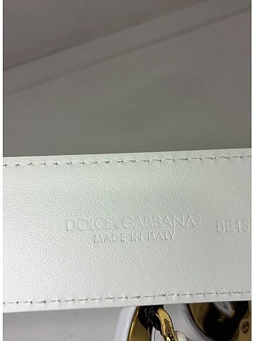 Dolce & Gabbana Leather Logo Belt (view 2)