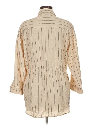 Calvin Klein 3/4 Sleeve Button-Down Shirt (view 2)