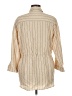 Calvin Klein Tan 3/4 Sleeve Button-Down Shirt Size M - photo 2