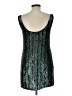 Rory Beca Stripes Teal Cocktail Dress Size L (estimated) - photo 2