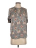 Current Air Gray Short Sleeve Blouse Size XS - photo 1