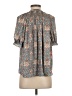 Current Air Gray Short Sleeve Blouse Size XS - photo 2