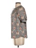 Current Air Gray Short Sleeve Blouse Size XS - photo 5