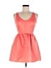 Aqua Color Block Orange Cocktail Dress Size XS - photo 1