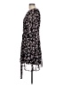 Y.A.S Floral Black Purple Casual Dress Size L - photo 5
