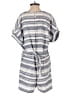 Madewell Stripes Gray White Romper Size S - photo 2