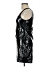 Daisy Metallic Black Cocktail Dress Size L - photo 5