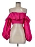 grass-fields Pink 3/4 Sleeve Blouse Size 8 - photo 1