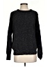 American Apparel 100% Cotton Tweed Black Pullover Sweater Size S - photo 1