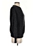 American Apparel 100% Cotton Tweed Black Pullover Sweater Size S - photo 4